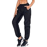 Gotoly Pantaloni Dimagranti Donna Effetto Sauna Vita Alta Pantaloni per Sudare Tute Dimagranti da Sauna Fitness Manica Lunga 