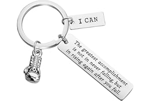 ENSIANTH Boxing Keychain Boxing Glove Keychain Fitness Gifts Boxer Fan Gift Sport Lover Gift Boxing Key Ring with Inspirational Quote
