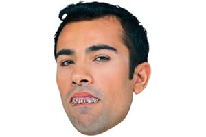 shoperama Lustige schiefe Zähne mit Zahnspange Kostüm-Zubehör falsches Gebiss Zahnlücke Nerd Streber