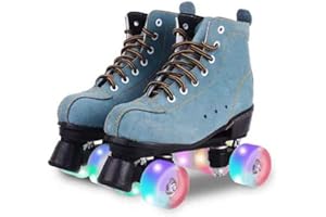CYYZB Roller Skates Double Row Skates Quad Roller Skating Adjustable Indoor Outdoor Adult Women Girls Men Roller Skates