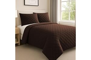 DEEP SLEEP FEEL GOOD WITH US 3 Piece Quilted Bedspreads King Size - Embossed Ultra soft 3-Layer Comforter Bed throw Blanket with Matching Pillow cases