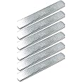 LEVGLAKE 6PCS Steel Plates for Weighted Vest Strength Training Plates for Fitness Exercise, Weight Steels Plate, Weighted Vest-Running Thin Steel Stainless