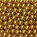 Produktbild 250 x Kunstperle 8mm Perlen in praktischer Plastikdisplaybox Wachsperlen Dekoperlen Bastelperlen mit Loch Kunstperlen, Farbe:gold