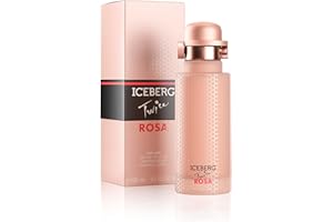ICEBERG Twice ROSA Woman – Eau de Toilette 125 ml, Profumo da Donna dalle Note Floreali, Lussuoso Flacone in Vetro Rosa, Fragranza Sport