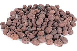 BYARSS Hydroponique Argile Cailloux Milieux De Culture Anion Matériau Respirant Argile Roches pour Pots De Plantes Fournitures De Plantation Jardin Plante De Croissance Hydroponique Aquaponique Billes D'argi