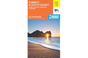 Purbeck & South Dorset Map | Poole, Dorchester, Weymouth & Swanage | Ordnance Survey | OS Explorer Map OL15 | England | Walks | Hiking | Maps | Adventure