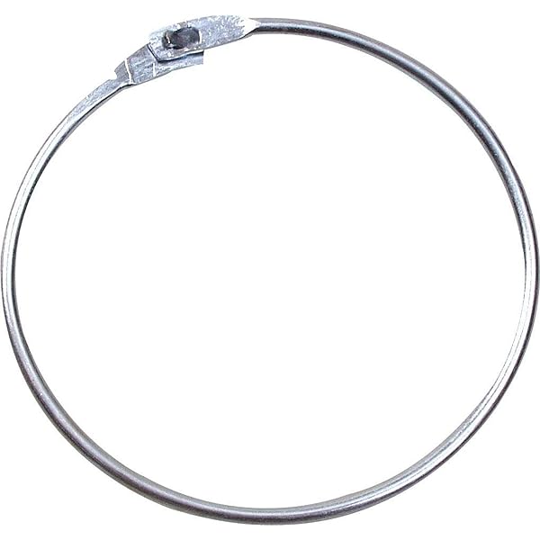 Neikafan 6 PCS 150mm Grand Anneau Porte Clé Et 12 PCS 35mm Métal Anneau