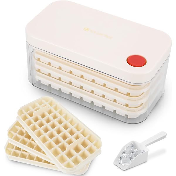 Cubetti Ghiaccio 3.5cm Stampo Per Cubetti Di Ghiaccio Grande In Silicone - 3 Vaschette + Coperchi, Cubi Da 3.5cm, Per Cocktail E Whisky Forma Ghiaccio Silicone