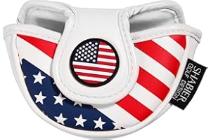 SHABIER Stars& Stripes Golf Club Mallet Putter Copricapo Sport Golf Club Mallet Putter Copertura Accessori Golf