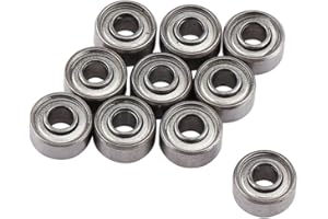 WALFRONT 10 szt. 693ZZ łożysko kulkowe z mikrostali 3 x 8 x 4 mm miniaturowe podwójne łożysko osłonowe