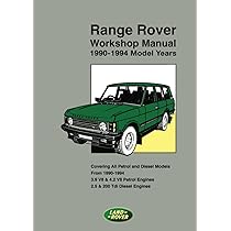 Range Rover Parts Catalogue 1992 to 1994 MY plus Classic