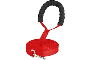 COMFEN Longe pour Chien - Longe Chien 5m 10m 15m 20m 30m Laisse pour Chien, Laisse de Dressage avec Poignée pour Chiens