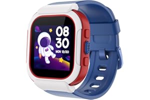 Cloudpoem Smartwatch Bambini No Telefono Orologio Contapassi per Bambino 4-12 Anni Orologio Sportivo Ragazzo Fitness Tracker con Giochi 9 Modalità Sportive Cardio SpO2 Cronometro Timer Sveglia Blu