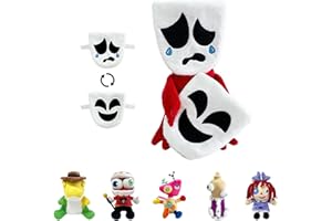 POPOYU The Amazing Digital Circus Plüsch,Digitaler Circus Plüsch,Digitaler Zirkus Kuscheltiere,Pomni Digital Circus,Digital Circus Figuren Spielzeug für TV-Fans Kinder Weihnachts Geburtstagsgeschenke