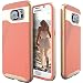 Produktbild Samsung Galaxy S6 Hülle, Caseology [Wavelength Serie] Dreidimensionale Wellen-Muster / TPU-Ummantelung Polycarbonat-Bumper / Zuverlässiger Schutz für [Galaxy S6] - [Rosa]