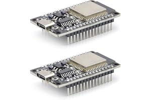 APOMOONS 2PCS ESP32 Type C Development Board, ESP32-DevKitC-V4 WiFi WLAN CP2102 ESP32-WROOM-32D Microcontroller Bluetooth Module Development Board ESP32 WROOM Development Board 2.4 GHz WLAN WiFi CP2102 Chip