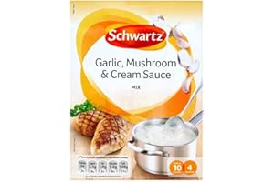 Schwartz ail, champignons et sauce à la crème Mix (26g) - Paquet de 6