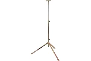 Brennenstuhl Treppiede telescopico per costruzione TS 170, stabile treppiede per montaggio di faretti (regolabile in altezza da 75 a 170 cm, portata massima 7 kg, piedini con piastre di fissaggio a