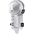 PULUZ Custodia subacquea impermeabile per Insta360 X4 50 m profondità subacquea Insta360 X4 Action Camera impermeabile per immersioni, snorkeling, nuoto