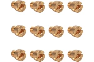 AFNCX 12 Getti Carburatore, Getti per Carburatore, Kit di Ricambio per Carburatore Dellorto Carburatore PHBG M5 45-72 Mikuni Vm22 Vm24 Vm26 125cc 150cc 200cc 250cc