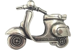 BELTINGER Gürtelschnalle Scooter 4,0 cm | Buckle Wechselschließe Gürtelschließe 40mm Massiv | Mit Emaille | Wechselgürtel bis 4cm