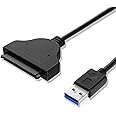 TB® USB 3.0 to SATA-I, SATA-II, SATA-III Converter Adapter Cable for 2.5" SATA HDD/SSD Hard Drive Adapter Cable Compatible wi
