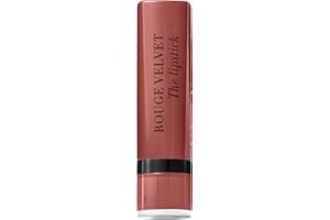 BOURJOIS - Rouge À Lèvres Rouge Velvet The Lipstick 48 MOCHA'MOUR - Ultra Pigmenté - Fini Mat Intense - Longue Tenue 24H - Applicateur Précis - Sensation Lèvres Nues
