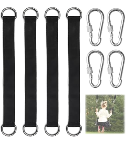Barre De Toit Jumpy 3 Sangles De Suspension Pour Balançoire D'arbre, Sangle De Hamac Pour Balancoire Exterieure Pour Balancoire De Jardin Hamac Siege Suspendu 1 5m Choix Populaire Sangle Pour Hamac