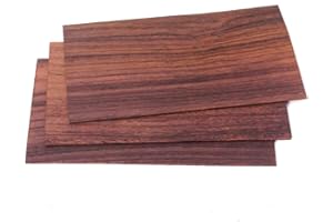 Alnicov Gitarren-Furnier, 3 Stück, Palisanderholz-Gitarrenkopf-Furnierschalenplatte Ersatz