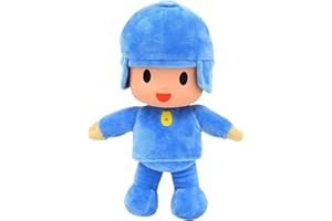 Yisscen Pocoyo - Peluche de 25 cm, juguete de peluche de Pocoyo, dibujos animados, peluche, muñecos de peluche, para niños y niñas, regalos de cumpleaños, juguete para fans de Kulomi