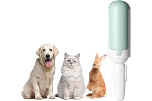 MAUDZLAN Pet Hair Remover Roller, Reusable Hair Removal Brush for Cats and Dogs, Easy to Clean Pet Hair from Furniture, Carpets, Stairs, Bedding and Sofa (White)