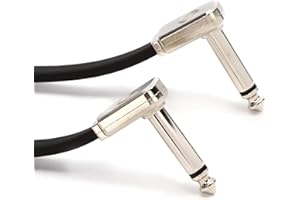 Ernie Ball - Cable de conexión plano para pedales, 1 unidad, 30 cm