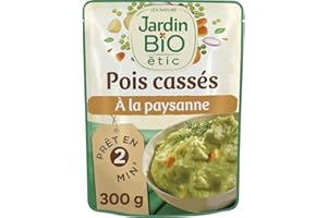 AUCHAN Lot de 3 unités *** JARDIN BIO ETIC Pois cassés paysanne carottes pommes de terre sachet express 300g