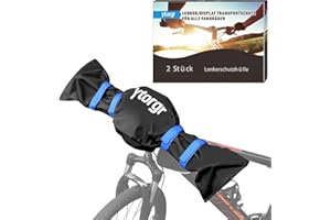 YTORGR 2Pcs Funda Protectora para Manillar de Bicicleta, Protección Contra la Humedad, Polvo y Suciedad, Protección Contra la Lluvia, Protección de Invierno