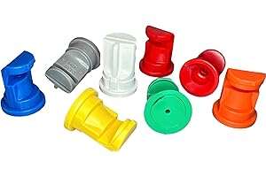 CHEAPEST ON AMAZON Deflector, Anvil Spraying Nozzle Tips, for Knapsack Sprayer, 125 to 140 Degree Angle, 4 Nozzles, Mix and Match, You Choose Your Nozzles