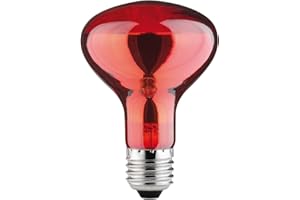 Paulmann 82977 Lampadina Riflettore R80, 60 Watt, Attacco E27, 230 V, Lampada Termica a Infrarossi 26 Lumen