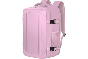 Ltemziiy Bagage Cabine 40x20x25 pour Ryanair Sac à Dos Voyage sous Siège, Bagage à Main Sac à dos Cabine Avion Voyage Taille Cabine Bagage 20L - Violet