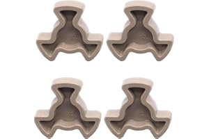 LGUAQUANX 4 Stück Koppler für Mikrowellen Drehteller, Drehkreuz für Mikrowellen-Drehteller Koppler Mikrowellen-Drehscheibe Koppler, Koppler Ersatz-Antriebsteil für Mikrowellen-Standbehälter