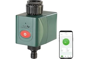 Royal Gardineer Bewässerungsventil: WLAN-Bewässerungscomputer mit Ventil, Wetterdatenabgleich per App (Elesion Bewässerung, Steuergeräte Garten-Bewässerung, Bewässerungssystem)