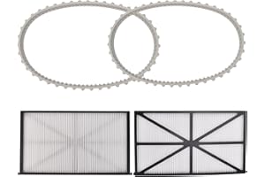 RCX70101PAK2 Cartouches filtrantes pour Nettoyeur de Piscine et RCX23002 Courroie d'entraînement pour Hayward pour Aquavac pour Tiger Shark et SharkVac RC9950 Nettoyeurs de Piscine, 2 Ensembles