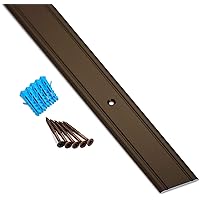 SOTECH 1 Stück Übergangsschiene Cross aus Aluminium Bronze eloxiert 1000 x 30 x 2 mm Übergangsprofil gelocht inkl…