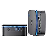 Mini PC NiPoGi AK1 Pro 12Go RAM 256Go ROM, Intel Celeron N5105(jusqu'à 2,9 GHz) Mini Ordinateur de Bureau,Mini Tour PC 4K UHD