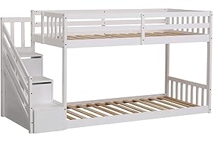 Happy Garden Etagenbett für Kinder 190x90cm weiß Celestine