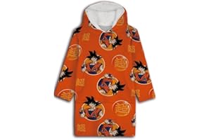 Aymax Dragon Ball Z Goku – Sudadera Poncho – Talla Infantil