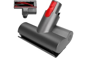 ‎SUPRBEE Mini Turbinendüse Kompatibel mit Dyson V7 V8 V10 V11 V15 Staubsauger, Ersatzbürste Bürste Ersatzteile Bürstenrolle Handstaubsauger Zubehör für Matratze Sofa Autositz Entfernt Milben und Staubwischen