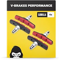 V-Brake Bremsbeläge 70 Mm – 2 Paar, Rutschfest & Leise, Für MTB & Rennrad