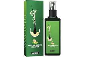 Vawolecy Ginger Spray Régénération Capillaire, Anti-Chute Gingembre, Scalp Message Sérum Sérum Spray Cheveux Repousse Cheveux, Gingembre Croissance Cheveux Pour Femmes & Hommes