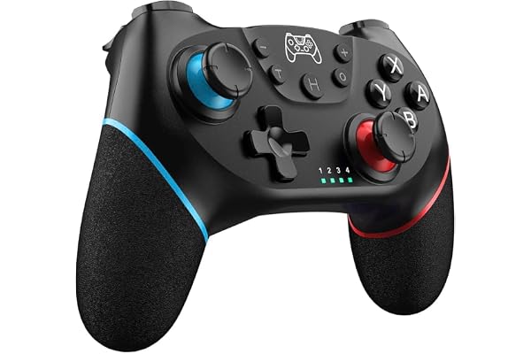 Sefitopher Mando para Switch, Mando Switch Inalámbrico Mand o Pro Controller ara Switc h/Switc h Lite/Switc OLED con Gyro Axis/Dual Shock/Función Turbo y Captura de Pantalla