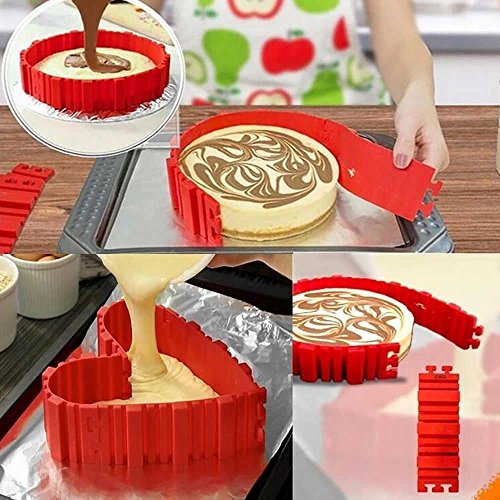 wollful Magic Backen Schlangen, DIY Silikon-Backform Backblech Form sowie Schnell Tools 4/lot-more schwer und standfest - 3