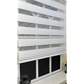 StorBurada Zebra Stor Perde Beyaz STB 400V01-D